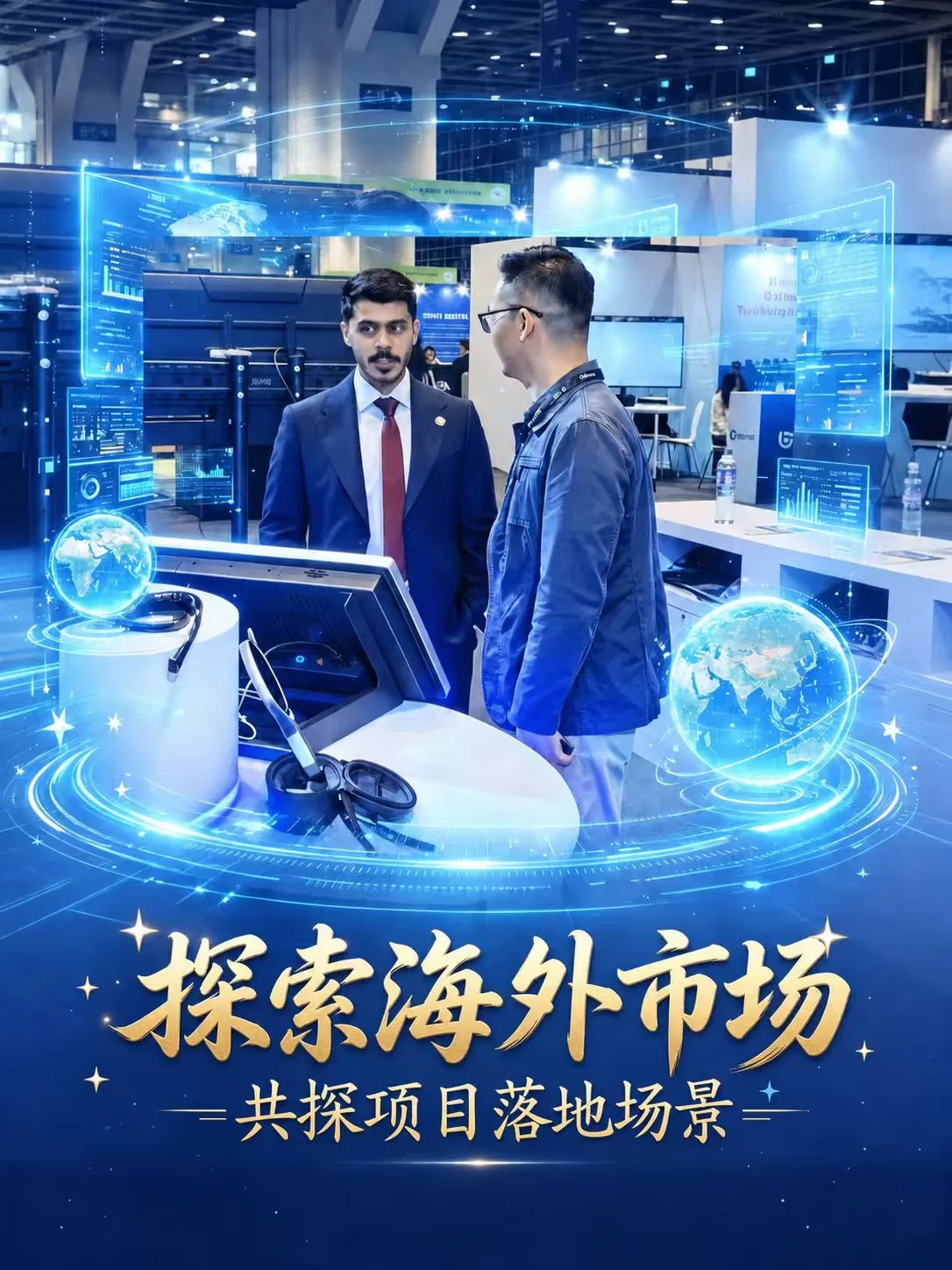 Campaign visual created for overseas-market communications